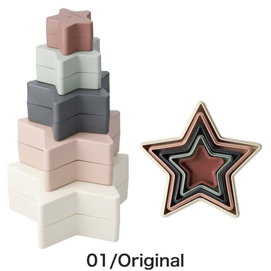 Amazon | ムシエ スタッキングカップ 星形ネスティングトイ